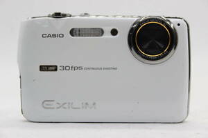【返品保証】 カシオ Casio Exilim EX-FS10 ホワイト 3x コンパクトデジタルカメラ C5637