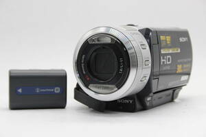 【返品保証】 【録画確認済み】ソニー Sony HANDYCAM HDR-SR1 CMOS Vario-Sonnar T バッテリー付き ビデオカメラ C5965