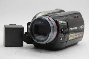 【録画確認済み】パナソニック Panasonic HDC-HS100 ブラック 3mos バッテリー付き ビデオカメラ C6117