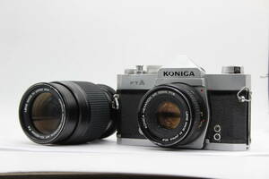 【訳あり品】 コニカ KONICA FTA HEXANON AR 50mm F1.8 Zoom-Hexanon AR 70-150mm F4 レンズ2本セット ボディレンズセット C6381