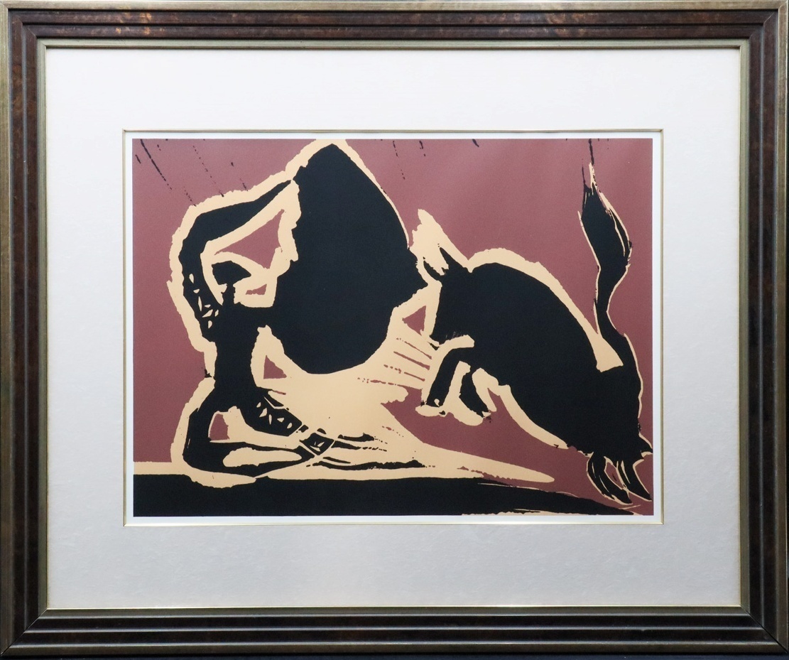 パブロ・ピカソ「闘牛士Ⅱ」リトグラフ 特別額装品 / Pablo Picasso