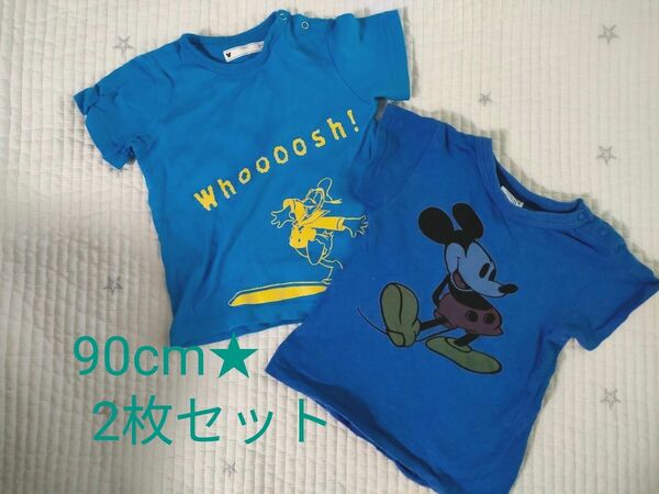 半袖★Tシャツ★ベビー★キッズ★ディズニー★ドナルド★ミッキー★90cm