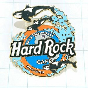 送料無料)Hard Rock Cafe クジラを救え ハードロックカフェ ピンバッジ PINS ブローチ ピンズ A16988