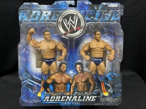 JAKKS：WWE ADRENALINE SERIES 8 ロブ・コンウェイ＆レネ・デュプリー＜ラ・レシスタンス＞ （未開封品）