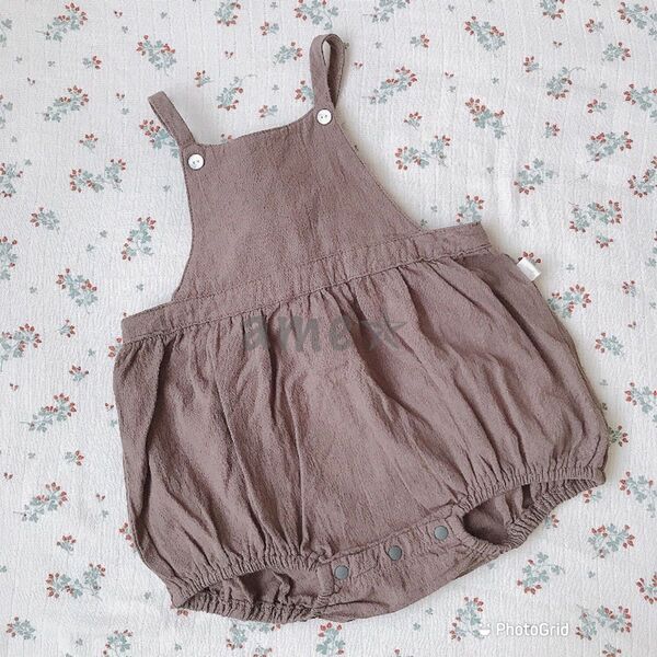 美品 ◎ tete a tete バルーンパンツ ロンパース サロペット 80