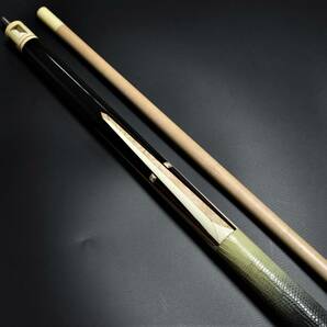 即決◆Meucci Cue saber/サーベル90' ドットシャフト リザード本革 ジョイントプロテクター付属の画像2