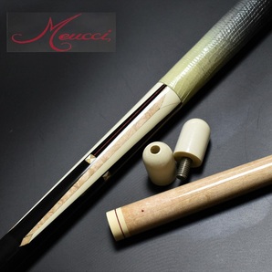 即決◆Meucci Cue saber/サーベル90' ドットシャフト リザード本革 ジョイントプロテクター付属の画像10