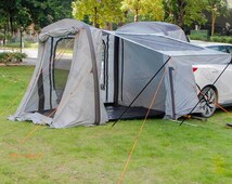 車に連結バックドアテント EVに最適 キャンプテントカーサイドタープ サイドテント 車中泊テント Bタイプ _画像1