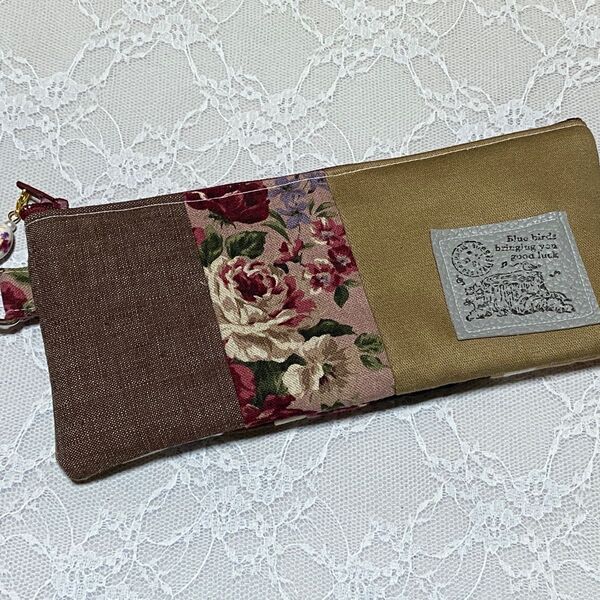 ハンドメイド ペンケース 眼鏡ポーチ