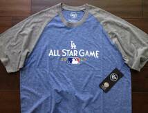 【既決USA】MLB ・ メジャーリーグベースボール@完売胸元【LA ALL STAR GAME】ロゴ入Tシャツ【ALL STAR GAME 2020 Tee】Blue x Grey @2XL_画像3