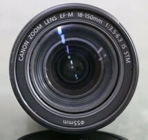 1円スタート【カメラレンズ】キャノン CANON ZOOM LENS EF-M 18-150mm 1:3.5-6.3 IS STM 他1本 2本セット　　_画像4