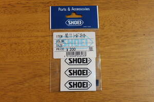 SHOEI No11 shield sticker small size 4 sheets entering 45X16mm 069-7856