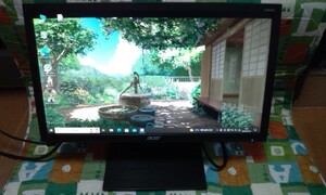 [ used * operation verification ending goods ] acer V206HQL PC monitor ①