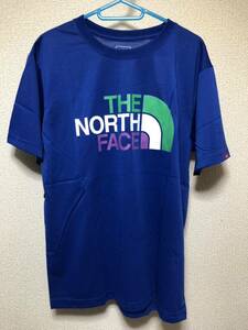 THE NORTH FACE ノースフェイス ショートスリーブカラフルロゴティー 新品未使用 ブルー L