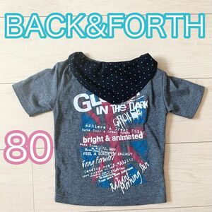 80 BACK&FORTH バックアンドフォース 半袖Tシャツ Tシャツ