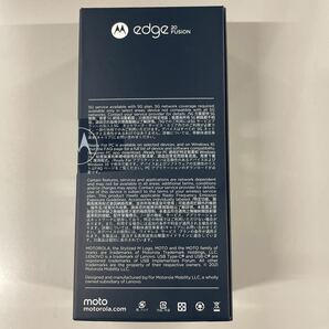 新品未開封 Motorola モトローラ edge20 Fusion エレキグラファイト simフリースマートフォンの画像2