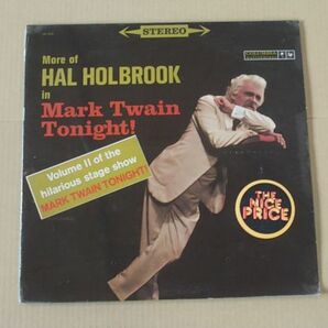 P7509 即決【シュリンク未開封】LPレコード HAL HOLBROOK『MORE OF MARK TWAIN TONIGHT』 輸入盤 US盤の画像1