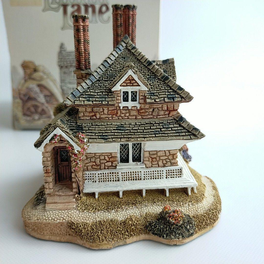 リリパットレーン LILLIPUT LANE｢Diamond Cottage｣ミニチュアハウス イギリス 英国 置物 ヴィンテージ アンティーク ハンドメイド, インテリア小物, 置物, 洋風