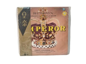 中古LP Beethoven ベートーヴェン ピアノソナタ 第5番 協奏曲 変ホ長調 皇帝 ロベールガザドゥジュ