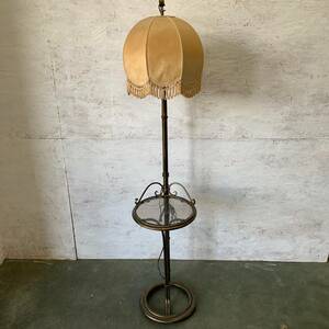  floor stand lamp interior light glass table attaching indirect lighting lighting equipment retro Vintage antique direct pickup only 