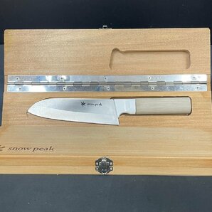 SA312 snow peak◆ 刃物 ◆ 包丁 ◆ 調理器具セット ◆ ケース入り ◆ 中古品 ◆【1円スタート】の画像3