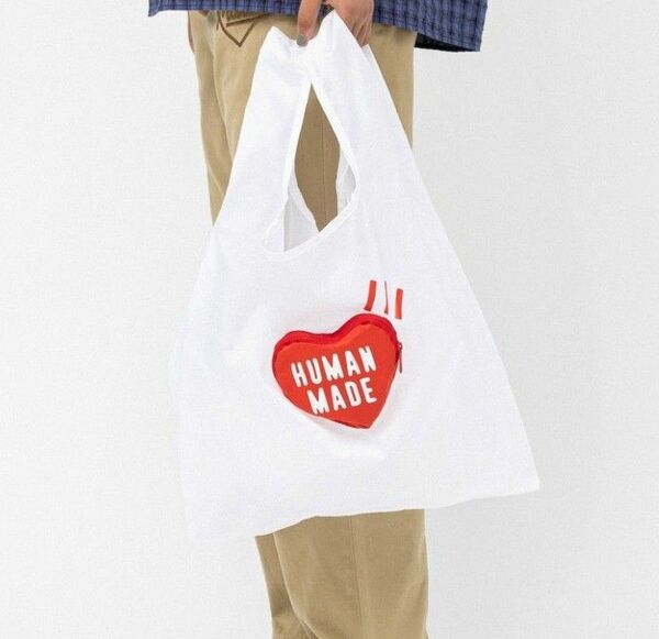 HUMAN MADE PACKABLE NYLON TOTE トートバック白　White