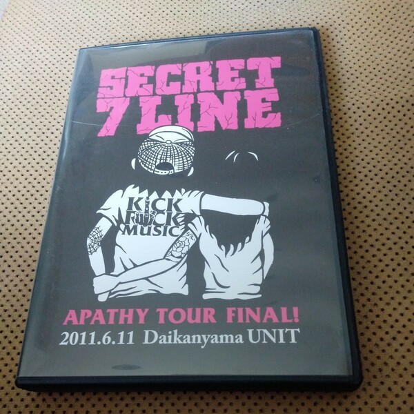 SECRET 7 LINE APATHY TOUR FINAL 2011 DVD 送料無料~