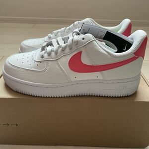 NIKE WMNS AIR FORCE 1 '07 23.0cm 新品未使用タグ付き ホワイト×ピンク ナイキ jordan dunk スニーカー フォースワン