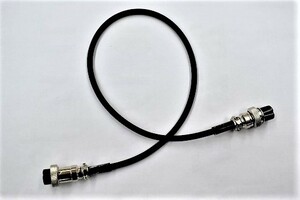  Adonis. output connector .8 pin male connector. microphone . Yaesu. FT-75(B). connection make conversion cord length .50cm original work goods ①