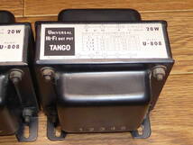 U-808 TANGO タンゴ 大型シングル出力トランス 2台 動作品 その2_画像3