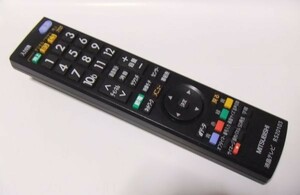 MITSUBISHI テレビリモコン RS20103 中古乾電池付き