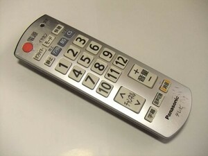 Panasonic テレビ リモコン N2QAYB000483 難あり 中古乾電池付き