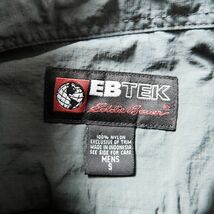 90's エディーバウアー EBTEK リップストップ ナイロン フィッシングシャツ 半袖 (S) 緑 90年代 旧タグ オールド アウトドア_画像8