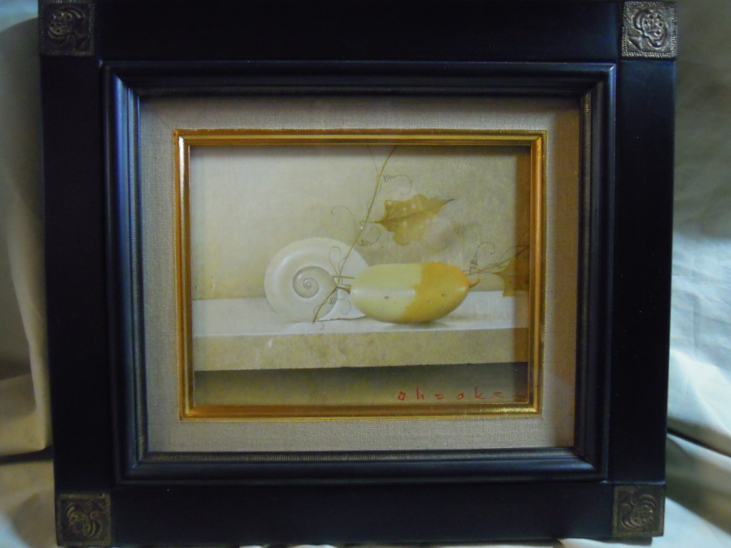 真作保証 織田広喜 「花」 額装 直筆 油彩画 F0号(静物画)｜売買