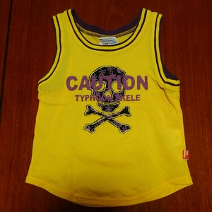  Boo Foo Woo b- Home zBOOHOMES tank top running 90. used yellow color mesh 