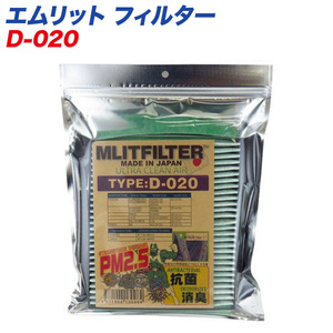 エムリットフィルター 【トヨタ】 自動車用エアコンフィルター 日本製 MLITFILTER D-020 ht