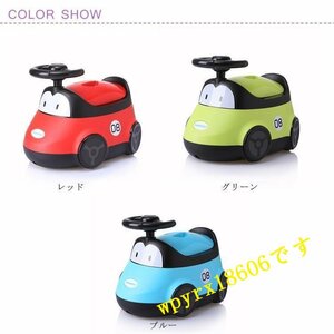  green - for children car type car western style child for children toilet Kids auxiliary toilet seat toilet sweatshirt for infant toilet seat baby cleaning easy 