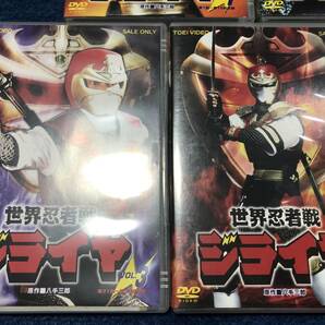 ☆ 特撮DVD 世界忍者戦ジライヤ 全5巻セット 検// メタルダー ジバン ウインスペクター ジャンパーソン ビーファイター 宇宙刑事の画像3