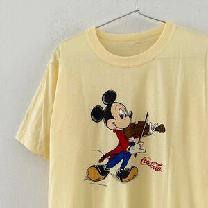 90's ミッキー コカコーラ Tシャツ ビンテージ Mickey Coca-Cola ディズニー
