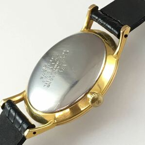 SEIKO セイコー スポーツマン J14087E ビンテージ アナログ 手巻き腕時計 20ミクロンEGPケース 金メッキ 17石 ベルト牛革の画像6