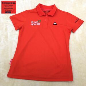 Lucox Portif Golf Collection Sport Wear Chort Eleve Polo рубашка вышивка Ladies M Descente Orange