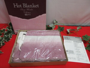 【OH4609/8】SANYO/サンヨー　電気敷毛布　シングルサイズ　ピンク　140×85ｃｍ