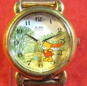 DN17) * work properly wristwatch *Seiko Seiko Disney *Winnie-the-Pooh Winnie The Pooh *...