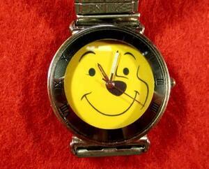 DN434)* work properly wristwatch *Disny Disney * Winnie-the-Pooh Winnie The Pooh classical silver 