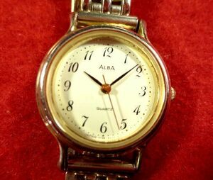 SK61Z)# work properly wristwatch *SEIKO Seiko * white standard specification * Gold 