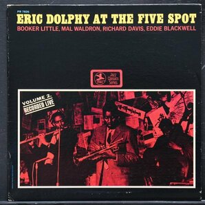 【米RVG刻印】ERIC DOLPHY VAN GELDER刻印 AT THE FIVE SPOT VOL.2 エリックドルフィー PRESTIGE / BOOKER LITTLE / MAL WALDRONの画像1