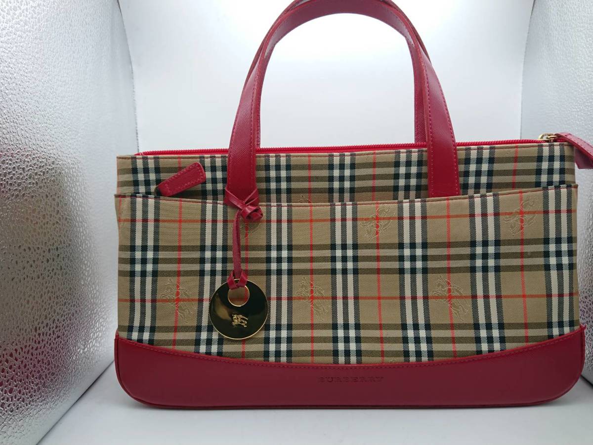 ヤフオク! -「バーバリー バッグ 赤」(バーバリー)の中古品・新品