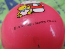 ★ハローキティ　サンリオ　1990　ビニールボール　ピンク　当時物　平成レトロ_画像3