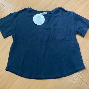 半袖Tシャツ　ポケット付き　Tシャツ　ショート丈　クロップド　120 ガールズ　キッズ