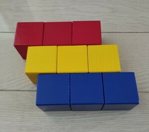 ★ 9 Красочные 3 -цветовые блоки ★